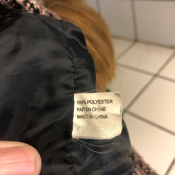 Stylish Tweed Bucket Hat - Brown- 100% polyester- made in China -24” preowned. - Picture 6 of 7